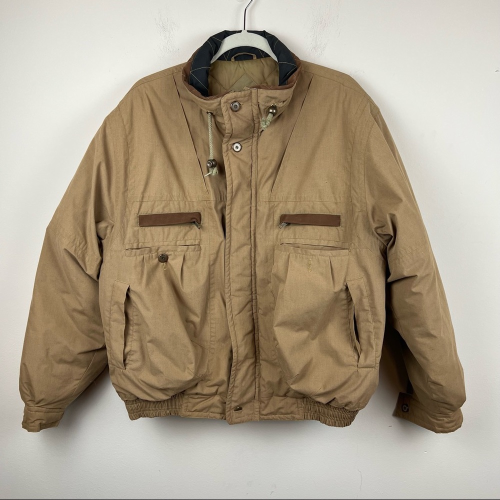 McGregor‎ Vintage Bomber Flight Jacket Size Large Yan Neutral Grandpa
